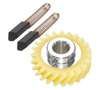 W10112253 9706416 Brosse Moteur W10380496 4162897 Engrenage D'entraînement À Vis Sans Fin De Mélangeur, Compatible for KitchenAid, Support Et Une Paire De Pièces De Brosse Moteur