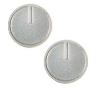 W10506367 3021019 Bouton de commande de brûleur de cuisinière à gaz en métal blanc Réglage précis de la température pour plusieurs modèles de cuisinières à gaz, 1 ou 2 pièces, style moderne et élégant