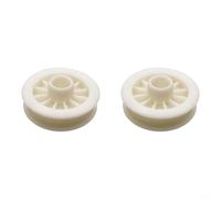 W10677723 Poulie de moteur de machine à laver, compatible avec diverses machines à laver, fonctionnement fluide, pour moteur d'entraînement de lave-linge W11026785 (2 pièces)