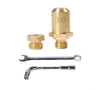 W11126051 Kit de conversion LP pour four de cuisinière Compatible avec KitchenAid Comprend un ensemble d'orifice pour brûleurs de cuisson et de gril Composants en cuivre et en acier au carbone