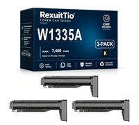 W1335A Remplacement de la Cartouche de Toner Compatible à Haut rendement pour W1335A avec la dernière Puce, Convient à l'imprimante Laser HP LaserJet MFP 438n M442dn M443nda, Noir