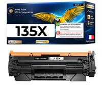 W1350X 135X Toner Compatible pour HP LaserJet M207dw M209d M209dw MFP M232dw M233dw M234d M234dw M234sdn M234sdw M235dw M235sdw M236dw M237dw Noir Haute capacité avec Puce 2400 Pages