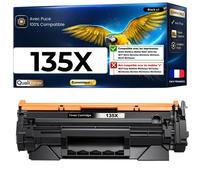 W1350X 135X toner compatible pour HP LaserJet M207dw M209dw MFP M234dw M234sdw M235dw M237dw Noir avec puce 2400 pages