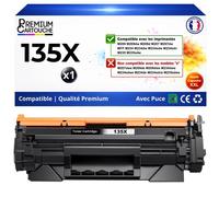 W1350X 135X toner compatible pour HP LaserJet M207dw M209dw MFP M234dw M234sdw M235dw M237dw Noir avec puce 2400 pages