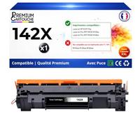 W1420X 142X Toner Compatible pour HP LaserJet M109 M109a M109w M110 M110a M110w M112a MFP M139a M139w M140a M140w M142a M142w Noir Haute capacité avec Puce 1500 Pages Hors HP+