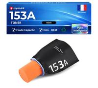 W1530A 153A toner Noir compatible pour HP LaserJet Tank 1020w 1502w 2502dw MFP 1005w 1602w 2602sdw avec puce 2500 pages