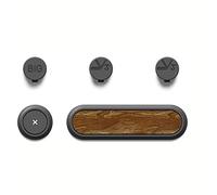 W2 1 Set en bois Data Magnetic Absorption Cable Organizer Magnetic Cable Holder Stand Multifunction Cable Cord for Smartphone