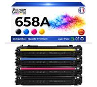 W2000A W2001A W2002A W2003A HP 658A Toners compatibles pour HP Color LaserJet Enterprise M751dn M751n avec puce