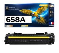 W2002A HP 658A Toner Jaune compatible pour HP Color LaserJet Enterprise M751dn M751n M751 Series avec puce 6000 pages