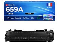 W2010A 659A H-659A Toner Noir Compatible pour HP Color LaserJet Enterprise M856dn M856x MFP M776dn Flow MFP M776z M776zs Managed E85055dn Haute capacité avec Puce 16000 Pages