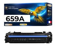 W2011A 659A H-659AC Toner Cyan Compatible pour HP Color LaserJet Enterprise M856dn M856x MFP M776dn Flow MFP M776z M776zs Managed E85055dn avec Puce 13000 Pages