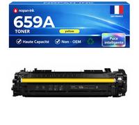 W2012A 659A H-659AY Toner Jaune Compatible pour HP Color LaserJet Enterprise M856dn M856x MFP M776dn Flow MFP M776z M776zs Managed E85055dn avec Puce 13000 Pages