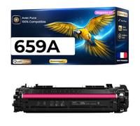 W2013A 659A H-659AM Toner Magenta Compatible pour HP Color LaserJet Enterprise M856dn M856x MFP M776dn Flow MFP M776z M776zs Managed E85055dn avec Puce 13000 Pages