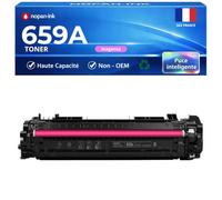 W2013A 659A H-659AM Toner Magenta Compatible pour HP Color LaserJet Enterprise M856dn M856x MFP M776dn Flow MFP M776z M776zs Managed E85055dn avec Puce 13000 Pages