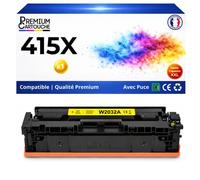 W2032X 415X toner compatible pour HP Color LaserJet Pro M454dn M479fdn Jaune avec puce 6000 pages