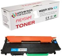 W2071A 117A Toner Cyan compatible avec HP Color Laser MFP 178nwg 178nw 179fwg 179fnw, HP Color Laser 150a 150nw(CYAN)