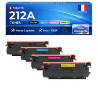 W2120A W2121A W2122A W2123A 212A 4 toners compatible pour HP Color LaserJet Enterprise M554dn M555dn M555x