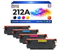 W2120A W2121A W2122A W2123A 212A 4 toners compatible pour HP Color LaserJet Enterprise M554dn M555dn M555x