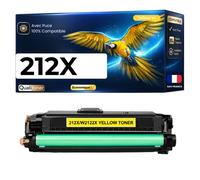 W2122X 212X toner Jaune compatible pour HP Color LaserJet Enterprise M554dn M555dn M578dn M578f 10000 pages