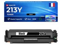W2130Y HT213Y Toner Noir compatible pour HP Color LaserJet Enterprise 5700dn 6700dn 6701dn MFP 5800dn 6800dn avec puce 18000p