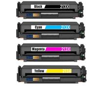 W2130Y W2131Y W2132Y W2133Y HT213Y 4 Toners Compatible pour HP 5700dn 6700dn 6701dn MFP 5800dn MFP 6800dn X654dn Noir Cyan Magenta Jaune très Haute capacité avec Puce 18000/12000 Pages