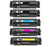 W2130Y W2131Y W2132Y W2133Y HT213Y 5 Toners compatible pour HP 5700dn 6700dn 6701dn 5800dn 6800dn Noir Cyan Magenta Jaune