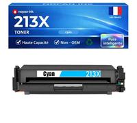 W2131X HT213X Toner Cyan compatible pour HP Color LaserJet Enterprise 5700dn 6700dn 6701dn MFP 5800dn 6800dn avec puce 6000p