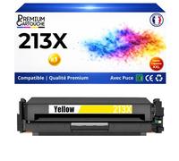 W2133X HT213X Toner Jaune compatible pour HP Color LaserJet Enterprise 5700dn 6700dn 6701dn MFP 5800dn 6800dn avec puce 6000p