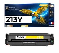 W2133Y HT213Y Toner Jaune compatible pour HP Color LaserJet Enterprise 5700dn 6700dn 6701dn MFP 5800dn 6800dn avec puce 12000p