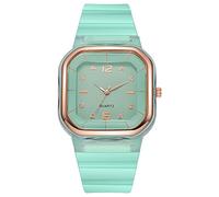 W217h Montre à quartz pour femme avec cadran et bracelet en silicone, I, taille unique