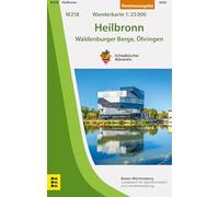 W218 Heilbronn - Waldenburger Berge, Öhringen: Wanderkarte 1:25.000