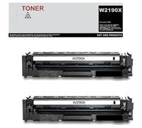 W2190X Lot de 2 toners noirs compatibles avec HP 219X / 219A