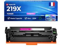 W2193X 219X Toner Magenta Compatible pour HP Color LaserJet Pro 3202dn 3202dw 3302fdw MFP 3302dw 3302fdn Haute capacité avec Puce 2500 Pages