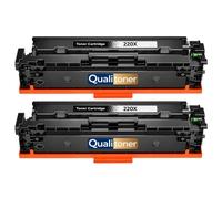 W2200X 220X Pack de 2 Toners Noir compatibles pour HP Color LaserJet Pro 4202dn 4202dw 4202dwe MFP 4302dw 4302fdw 4302fdwe Haute capacité avec Puce 7500 Pages chacun