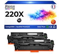 W2200X 220X Pack de 2 Toners Noir compatibles pour HP Color LaserJet Pro 4202dn 4202dw 4202dwe MFP 4302dw 4302fdw 4302fdwe Haute capacité avec Puce 7500 Pages chacun