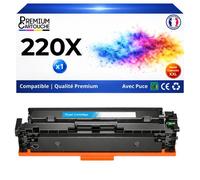 W2201X 220X Toner Cyan compatible pour HP 4202dn 4202dw 4302dw 4302fdw haute capacité avec puce 5500 pages laser couleur