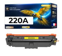 W2202A 220A Toner Jaune Compatible pour HP Color LaserJet Pro 4202dn 4202dw 4202dwe MFP 4302dw 4302fdw 4302fdwe Haute capacité avec Puce 1800 Pages