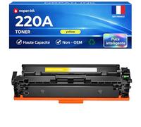 W2202A 220A Toner Jaune Compatible pour HP Color LaserJet Pro 4202dn 4202dw 4202dwe MFP 4302dw 4302fdw 4302fdwe Haute capacité avec Puce 1800 Pages