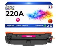 W2203A 220A Toner Magenta Compatible pour HP Color LaserJet Pro 4202dn 4202dw 4202dwe MFP 4302dw 4302fdw 4302fdwe Haute capacité avec Puce 1800 Pages