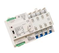 W2R ATS Mini ATS 4P Commutateur de transfert automatique Interrupteur d'alimentation sans interruption 63A 100A 110V 220V Fil Cadeau 1Pcs(4P 100A 110V)