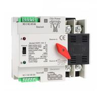 W2R Mini ATS 2P commutateur de transfert automatique commutateurs de sélection électrique double interrupteur d'alimentation ATS 63A 100A ATS DP 1 pièces(W2R-2P-220V,2P 100A)