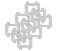 W2S/W2S Omni Lot de 9 serpillères de rechange lavables compatibles avec Ecovacs Winbot W2S/W2S Omni