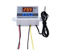 W3001 Interrupteur thermostat numérique 220 V avec affichage LED Module contrôleur de température -50 °C à 110 °C ± 0,1 °C Précision 1 m en acier inoxydable NTC10K Sonde pour systèmes de chauffage et