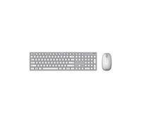 Clavier et souris sans fil ASUS W5000 - Gris et blanc - AZERTY - 2,4 GHz - Interrupteurs à dôme en caoutchouc
