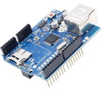 W5100 Ethernet Shield W5100 Carte d'extension Ethernet avec Carte SD Stockage et Transfert de données pour Arduin Mega