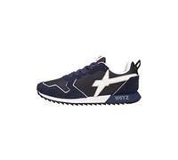 w6yz Baskets en Cuir et Nylon, Marine 41