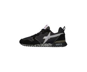 w6yz Baskets en Tissu Technique et Daim, Noir 46