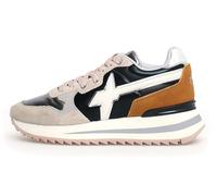 w6yz Baskets Femme Cream/Black/Citrouille Yak-W, Beige, 36 EU