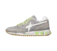 w6yz Sneakers en Tissu Technique et en Daim, Gris-Blanc 45