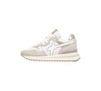 w6yz Baskets Yak-w en tissu technique et daim, Beige blanc., 40 EU